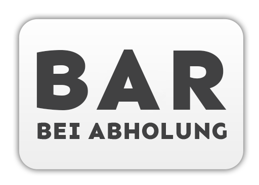 Bar bei Abholung in Karlsruhe