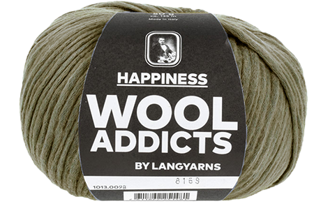 Lang Yarns Wool Addicts Happiness Olive